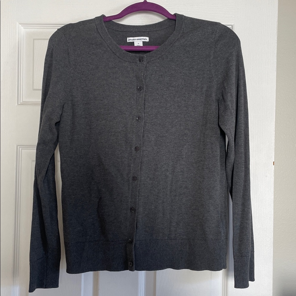 Amazon Essentials Charcoal Cardigan
